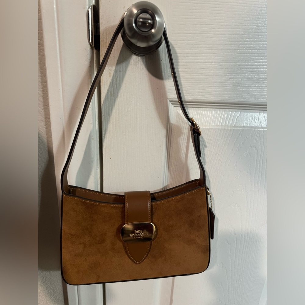 Coach Eliza Shoulder Bag with Zipper Closure